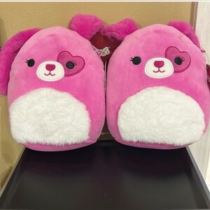 2 New Pink Squishmallow Dog Pillow Set
